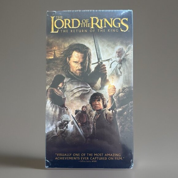 SEALED Lord of the Rings The Return of the King 2004 2-Tape Set VHS Rare - Picture 1 of 6